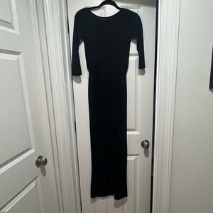 ASOS Petite Black Long Sleeve Dress